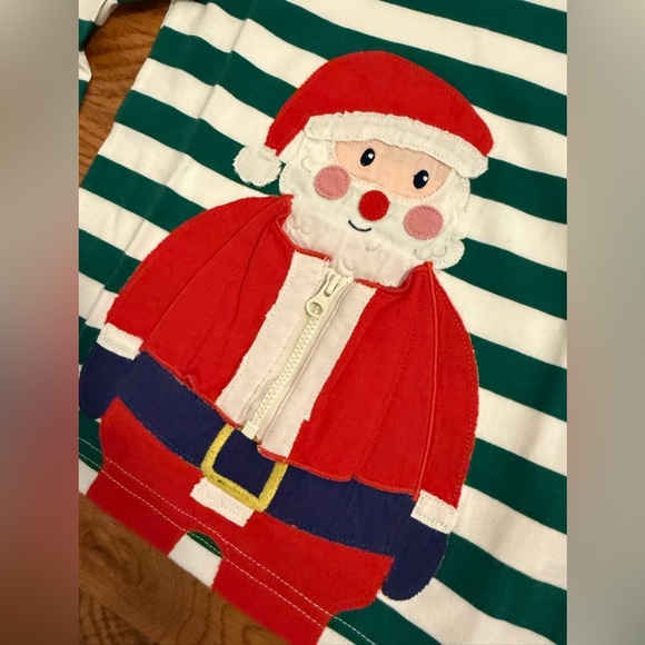 NWT Mini Boden Christmas Santa Zip Up Long Sleeve Shirt 3-4 years - Picture 5 of 9